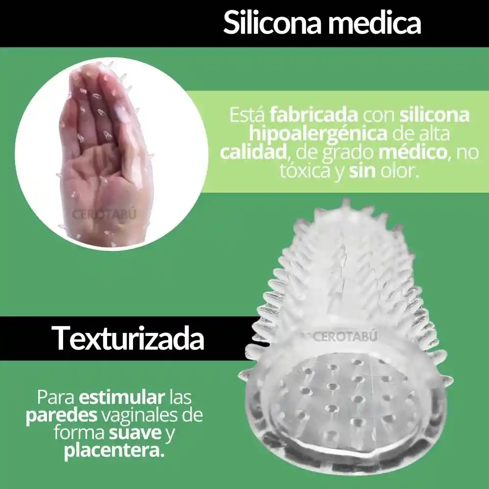 Funda Para Pene Texturizada Condón Preservativo Para + Grosor