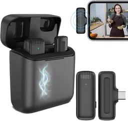 Microfono Solapa Tipo C J11 Omnidireccional + Estuche Carga