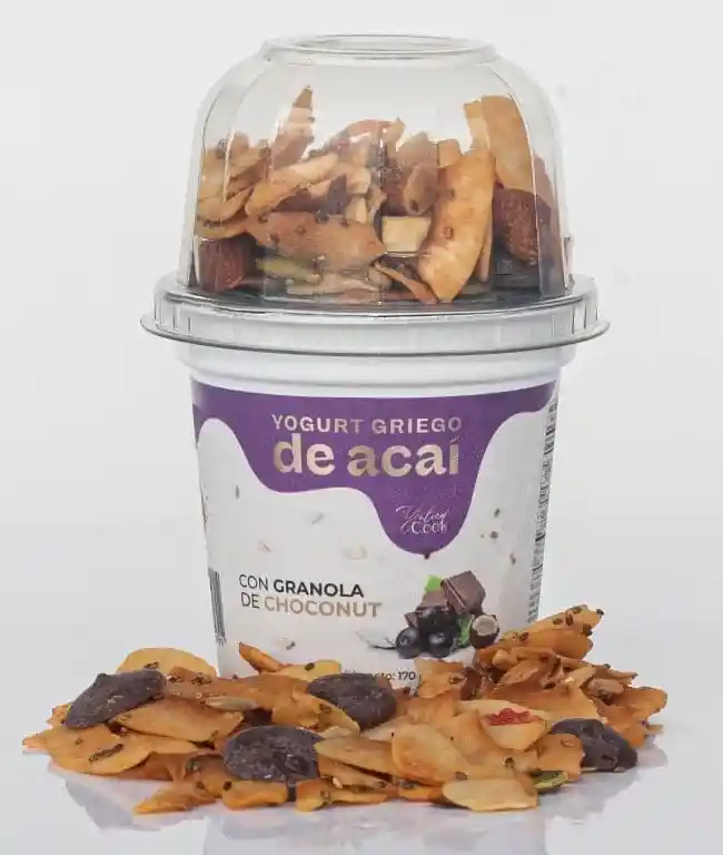 Yogur Griego De Acaí Con Granola De Choconut