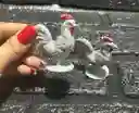 Animales Maqueta Gallo Gris