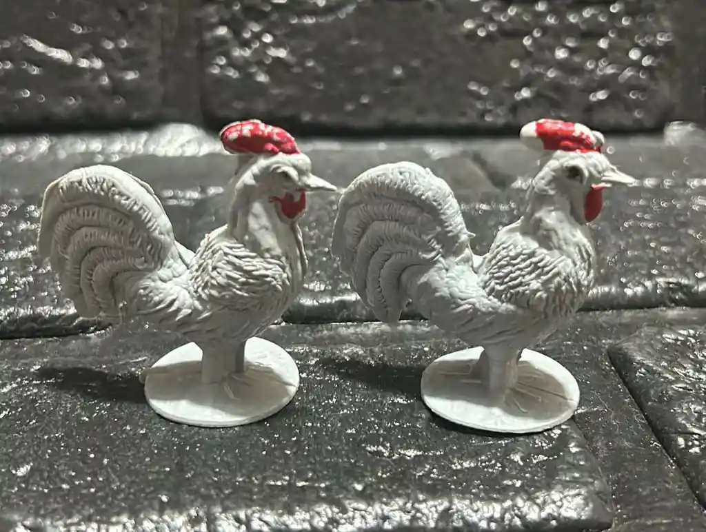 Animales Maqueta Gallo Gris