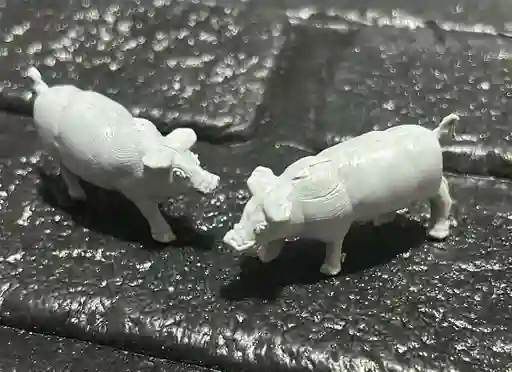 Animales Maqueta Cerdo Gris