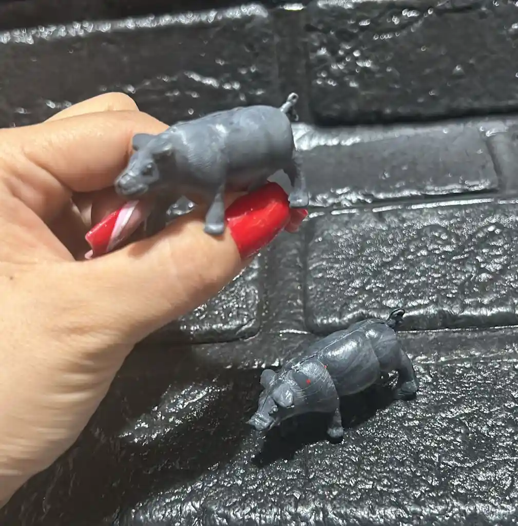 Animales Maqueta Cerdo Negro