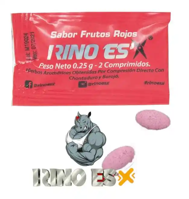 Potenciador Sexual Masculinl Estimulante Para Hombre Rino Esx * 2 Cápsulas