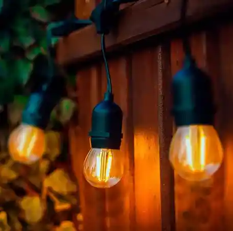 Foco Bombillo Vintage 4w Ambar Decorativo Luz Calida