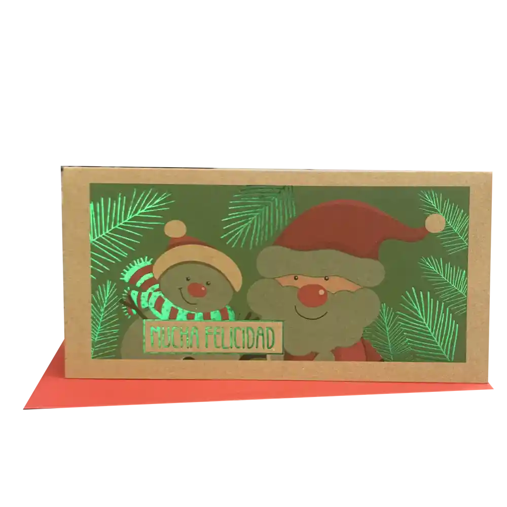 Pack De 6 Tarjetas Navideñas Marca Nico