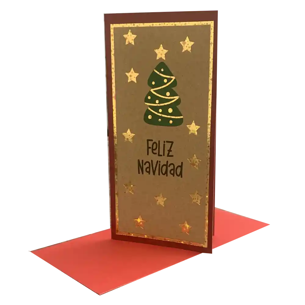 Pack De 6 Tarjetas Navideñas Marca Nico