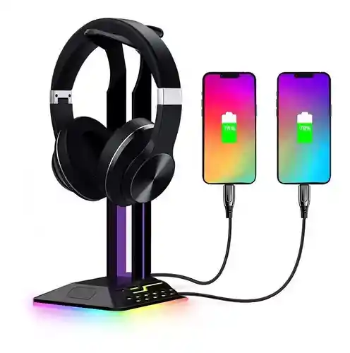 Soporte Base De Diadema Gamer Rgb