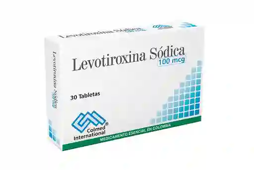 Levotiroxina 100 Mcg 30 Tabletas Pc