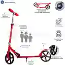 Monopatin Scooter Aluminio- Giro Didáctico Color Rojo