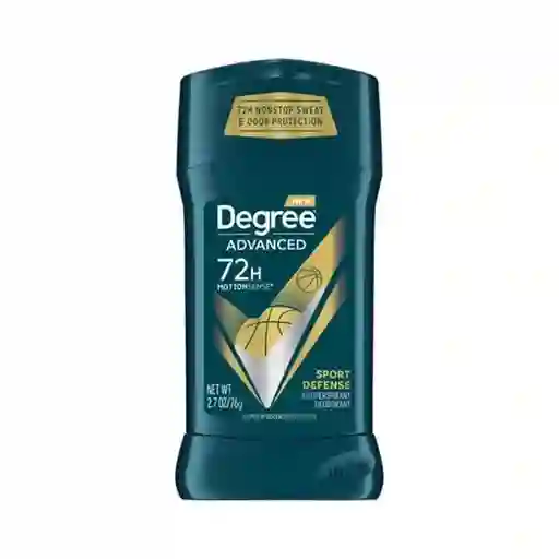 Degree Mens Desodorante Antitranspirante En Barra Men Sport Defense Protección 72h 2.7 Onzas (76g)