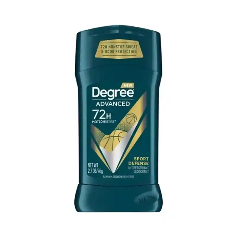 Degree Mens Desodorante Antitranspirante En Barra Men Sport Defense Protección 72h 2.7 Onzas (76g)