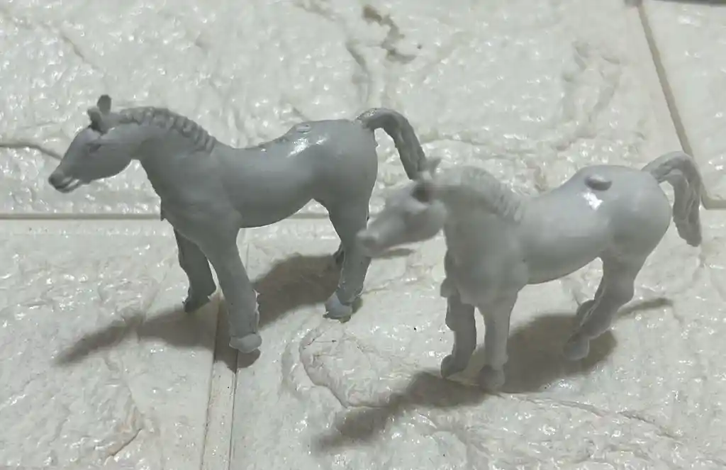 Animales Maqueta Burro Gris