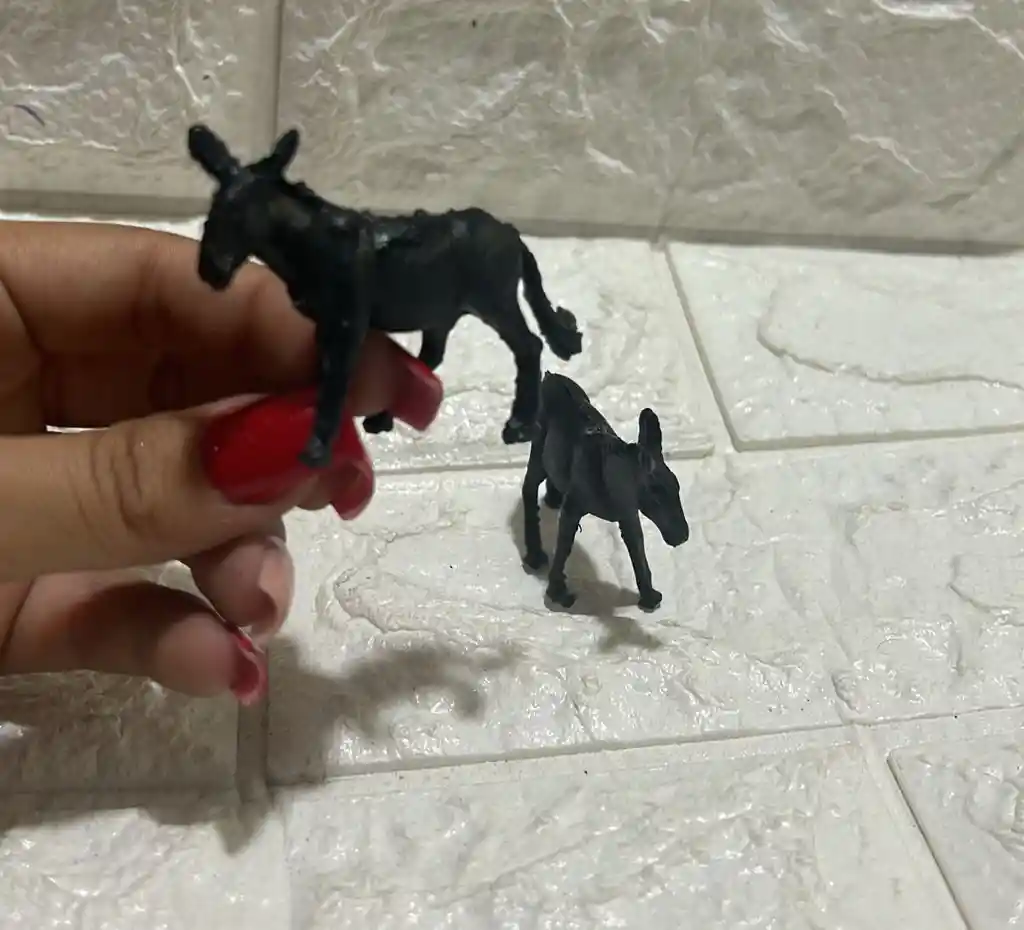 Animales Maqueta Burro Negro
