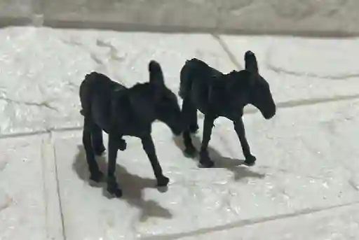 Animales Maqueta Burro Negro