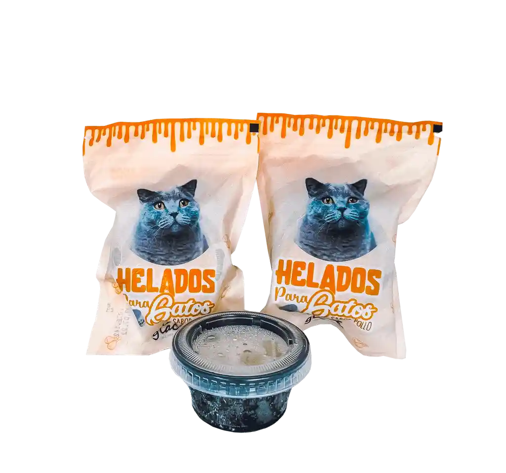 Le Glacé Helado De Pollo Para Gatos