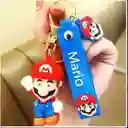 Llavero Silicona Mario 4 Motivos Diferentes Paquete X20