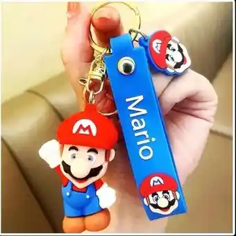 Llavero Silicona Mario 4 Motivos Diferentes Paquete X20