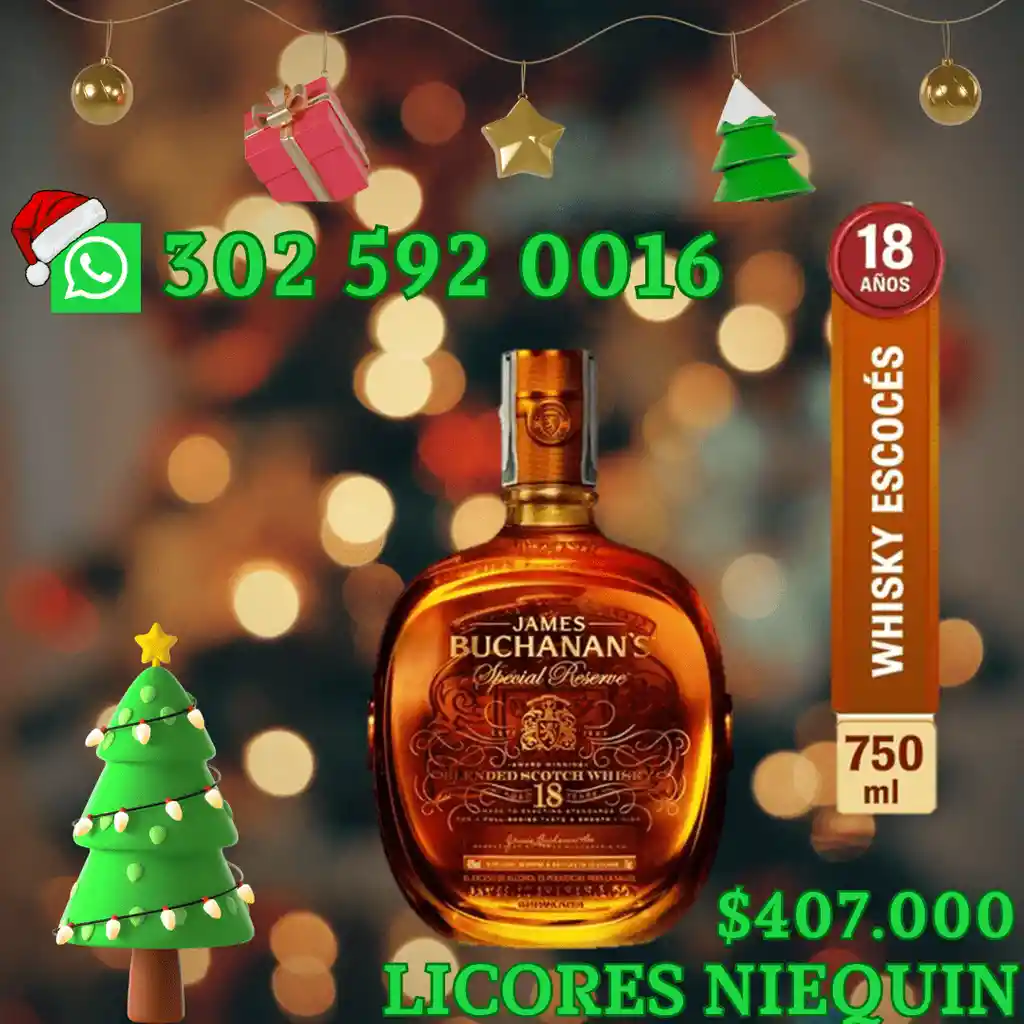 Buchanans Special Reserve Whisky Escocés 18 Años X 750 Ml