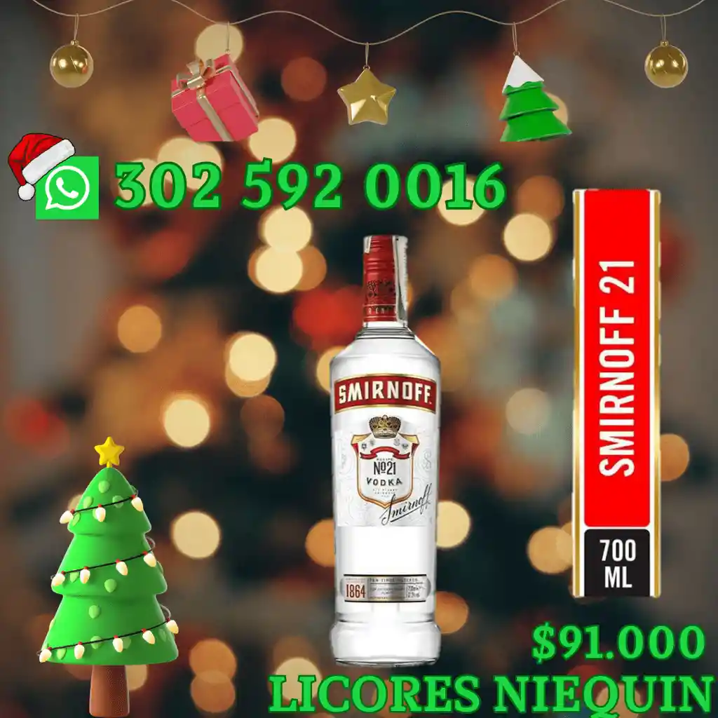 Smirnoff Vodka Red X 700 Ml X Botella