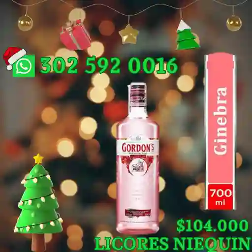 Ginebra Gordon S Premium Pink X 700 Ml