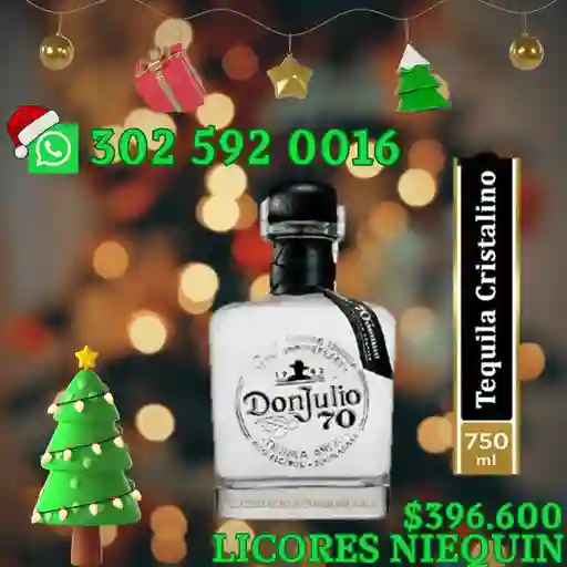 Don Julio Tequilacristalino X Botella 700ml