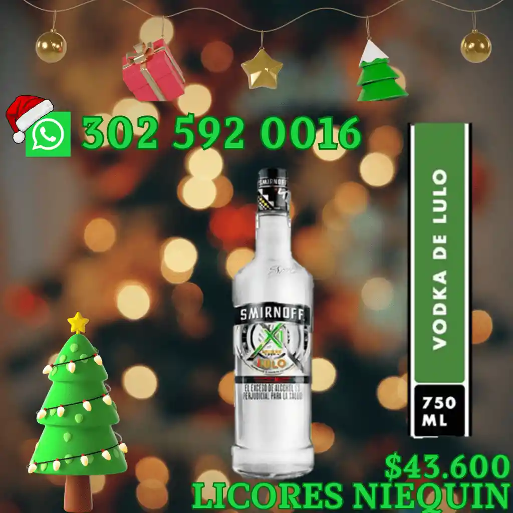 Smirnoff Licor De Vodka Lulo Botella X 750 Mililitro