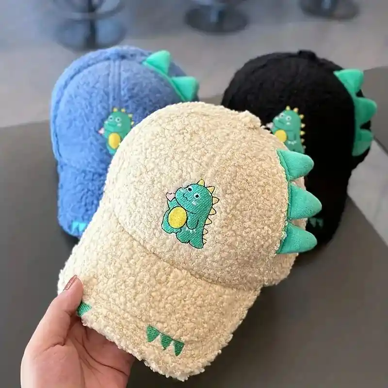 Gorra Infantil Dino Peluda