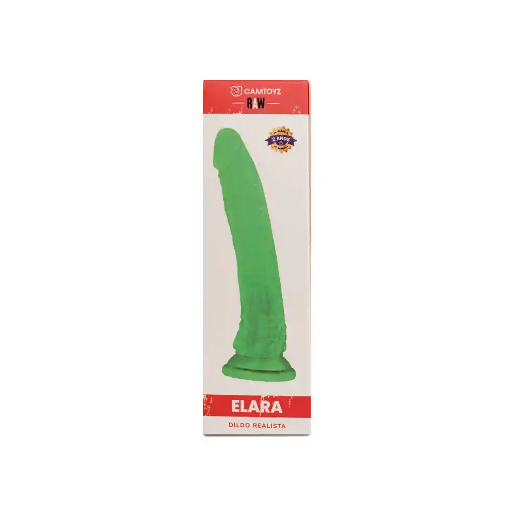 Dildo Realista Elara Transparente Raw