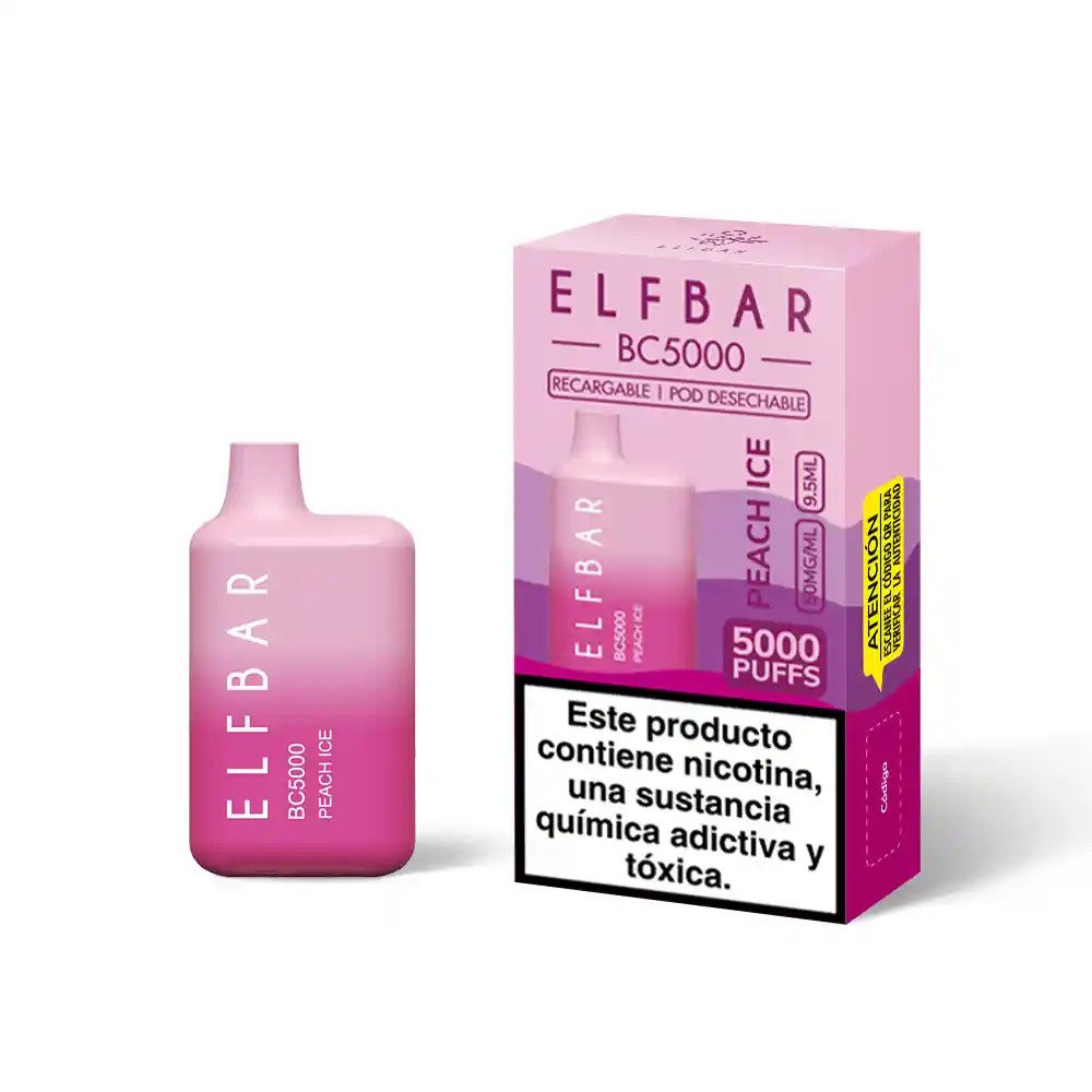 Vape Elfbar 5000 Peach Ice