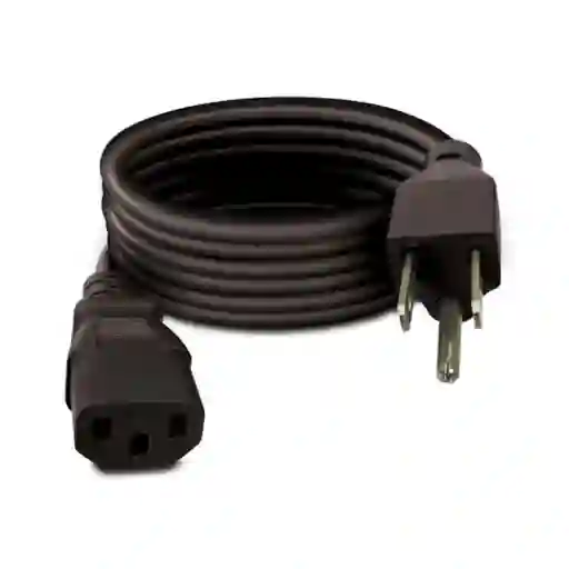 Cable De Poder Grueso 300v/60 Grados Tipo Sjt 18 Awg | 1.8m