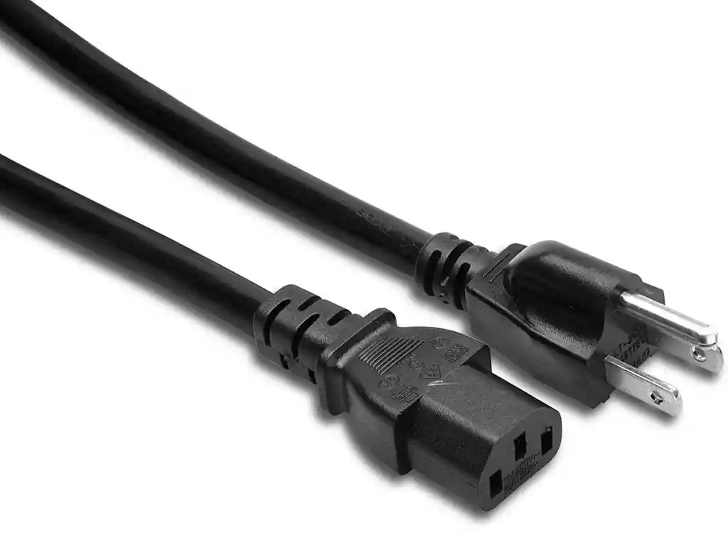 Cable De Poder Grueso 300v/60 Grados Tipo Sjt 18 Awg | 1.8m