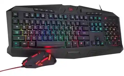 Kit Teclado Y Mouse Gamer Redragon S101-3 K530a-rgb + M601-3