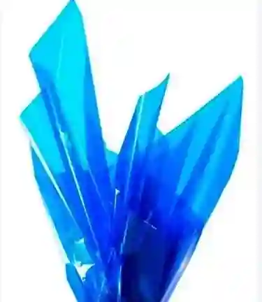 Pliego Papel Celofan Color Azul