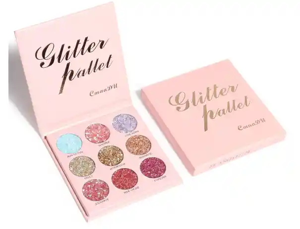 Glitter Pallet 9 Tonos