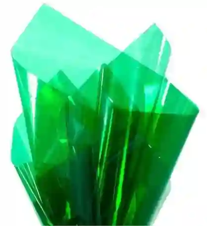 Pliego Papel Celofan Color Verde