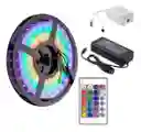 Cinta Led Multicolor Rgb Luz 5mts + Control + Adaptador