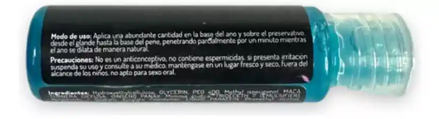 Lubricante Gel Anal Dilatador 3oml