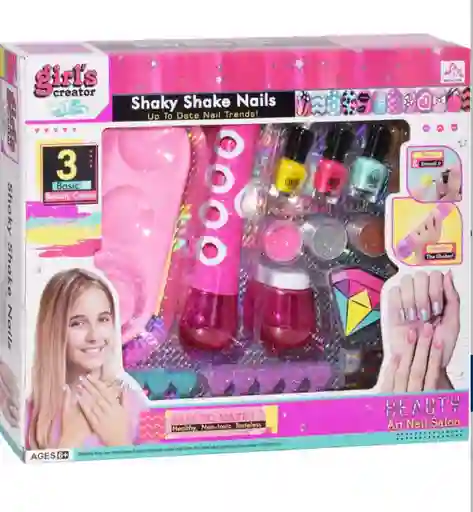 Juguete Set De Uñas Ref Mebk-387