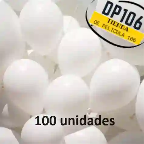 Globos Blancos X 100 Und