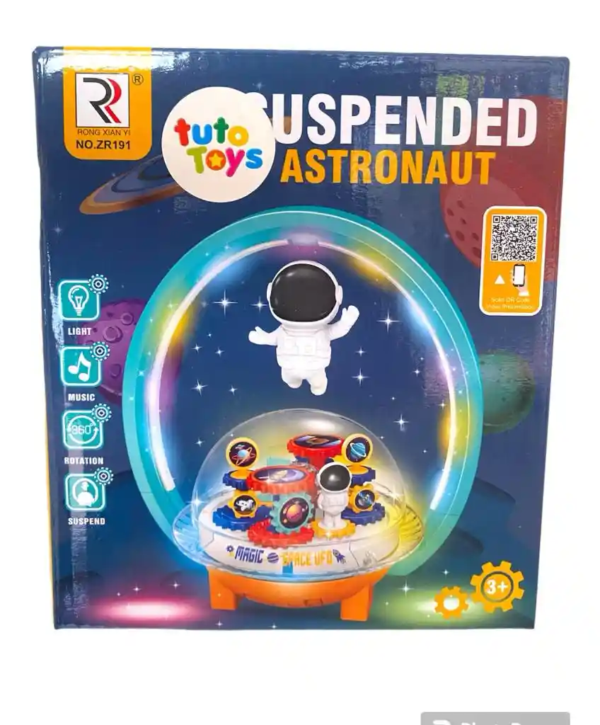 Juguete Astronauta Luz Y Sonido Ref Zr191