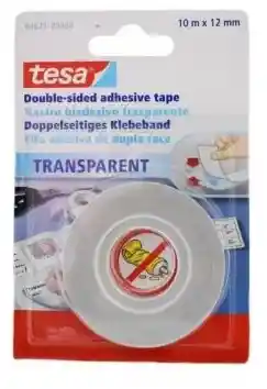 Cinta Doble Faz 10m X 12mm - Tesa