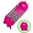 Bolsa Saco De Dormir Infantil Sleeping Happy 135 Cm Unicornio Fucsia		