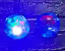 Pelota Luminosa Con Luces Azul