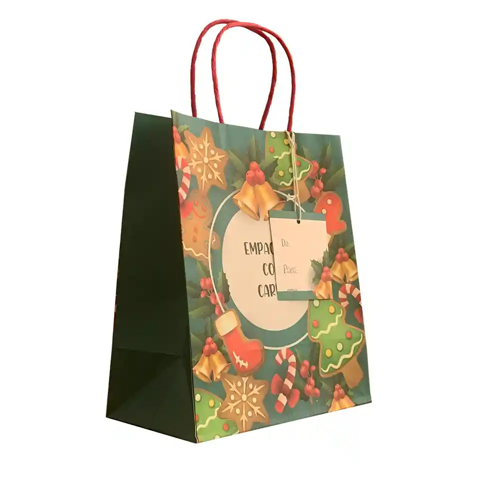 Pack De 6 Bolsas De Regalo Navidad Os 24 X19 Cm