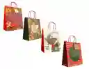 Pack De 6 Bolsas De Regalo Navidad Os 24 X19 Cm