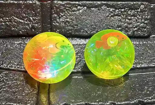 Pelota Luminosa Con Luces Amarillo