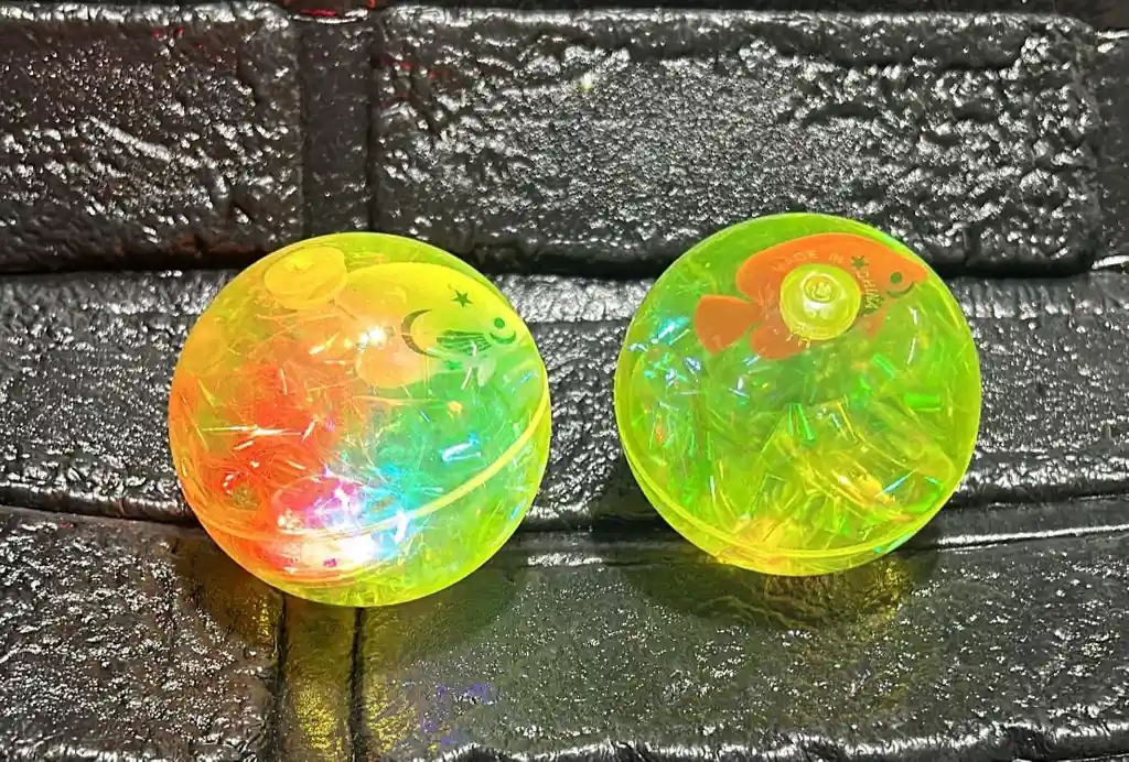 Pelota Luminosa Con Luces Amarillo