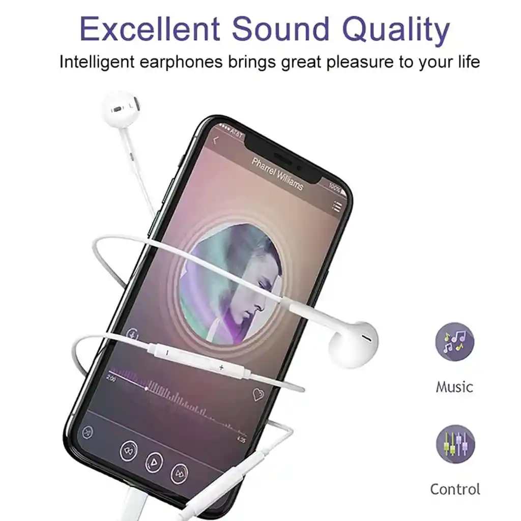 Audifonos Para Iphone Earpods Lightning Genéricos Bluetooth Manos Libres