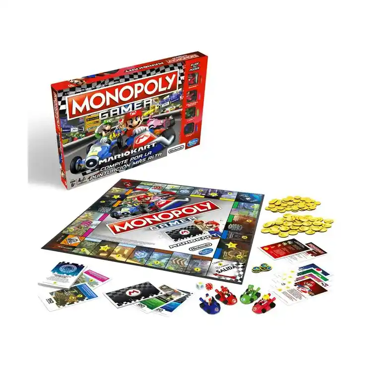 Juego De Mesa Monopoly Gamer Mario Kart